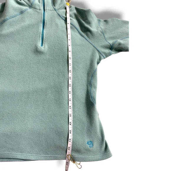 Mountain Hardwear Women's Microchill in Glacial 1/4 Zip Pullover size medium - Picture 16 of 16